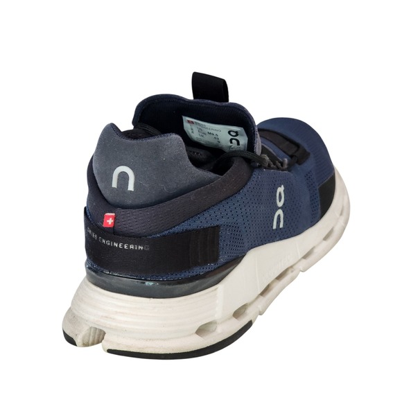 On Cloudnova Mens 9.5 Navy Blue Black Running Shoes Sneakers  display picture 3
